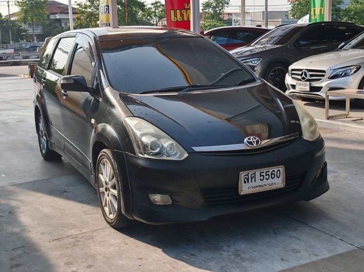 Toyota Wish 2005 2.0 Q Sedan เบนซิน ไม่ติดแก๊ส เกียร์อัตโนมัติ ดำ รูปที่ 3