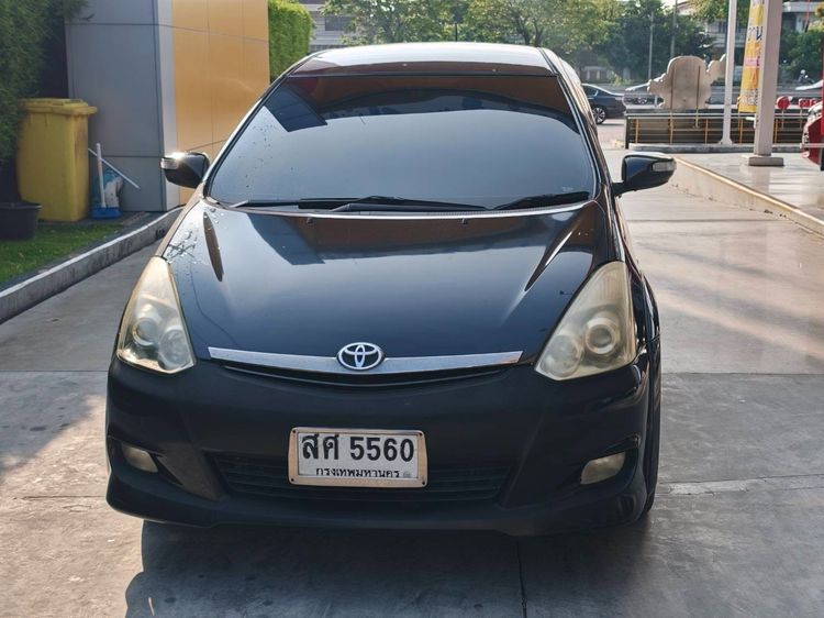 Toyota Wish 2005 2.0 Q Sedan เบนซิน ไม่ติดแก๊ส เกียร์อัตโนมัติ ดำ รูปที่ 2