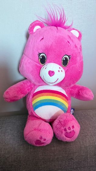 ตุ๊กตา Care Bears (แคร์แบร์) ไซส์ 11 นิ้ว สีชมพู Cheer Bear หน้าแก้มหัวใจ สภาพสวยกริบ รูปที่ 8
