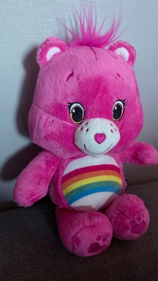 ตุ๊กตา Care Bears (แคร์แบร์) ไซส์ 11 นิ้ว สีชมพู Cheer Bear หน้าแก้มหัวใจ สภาพสวยกริบ รูปที่ 7