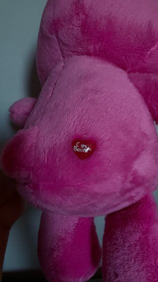 ตุ๊กตา Care Bears (แคร์แบร์) ไซส์ 11 นิ้ว สีชมพู Cheer Bear หน้าแก้มหัวใจ สภาพสวยกริบ รูปที่ 11