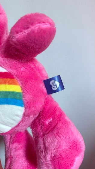 ตุ๊กตา Care Bears (แคร์แบร์) ไซส์ 11 นิ้ว สีชมพู Cheer Bear หน้าแก้มหัวใจ สภาพสวยกริบ รูปที่ 2