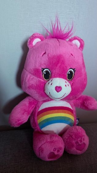 ตุ๊กตา Care Bears (แคร์แบร์) ไซส์ 11 นิ้ว สีชมพู Cheer Bear หน้าแก้มหัวใจ สภาพสวยกริบ รูปที่ 6