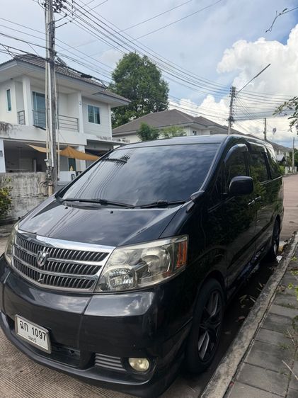Toyota Alphard 2005 3.0 G V6 Van เบนซิน ไม่ติดแก๊ส เกียร์อัตโนมัติ ดำ