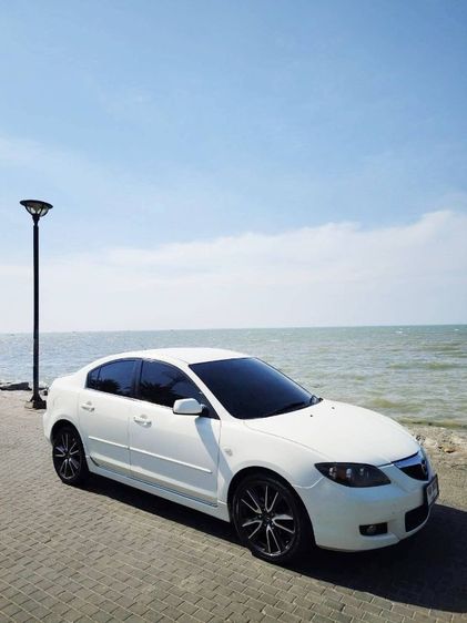 Mazda Mazda3 2009 1.6 Spirit Sports Plus Sedan เบนซิน ไม่ติดแก๊ส เกียร์อัตโนมัติ ขาว รูปที่ 3