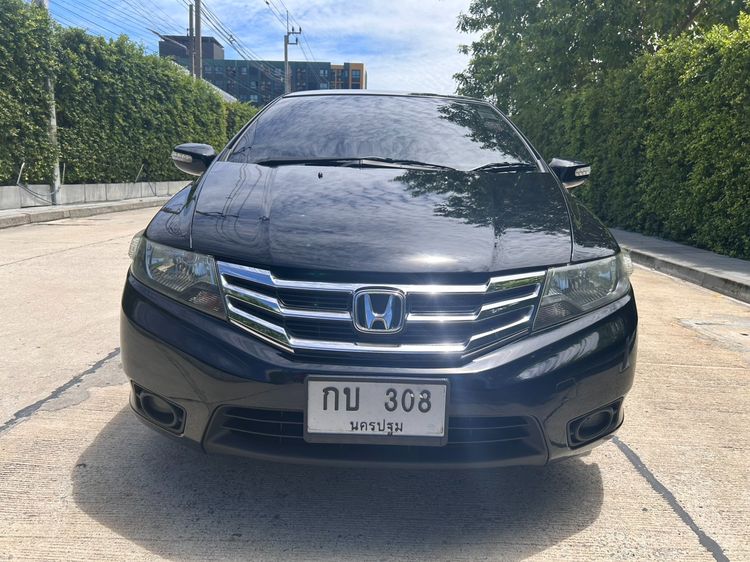 Honda City 2013 1.5 V CNG Sedan เบนซิน NGV เกียร์อัตโนมัติ ดำ รูปที่ 2