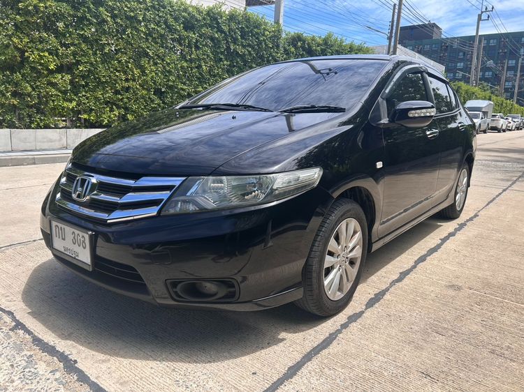 รถ Honda City 1.5 V CNG สี ดำ