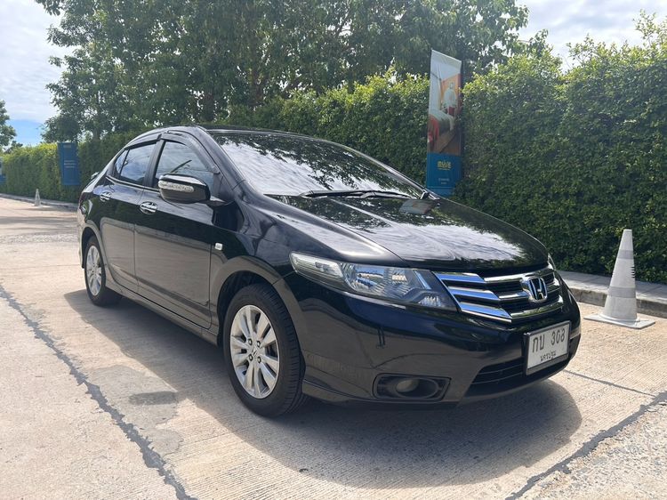 Honda City 2013 1.5 V CNG Sedan เบนซิน NGV เกียร์อัตโนมัติ ดำ รูปที่ 3