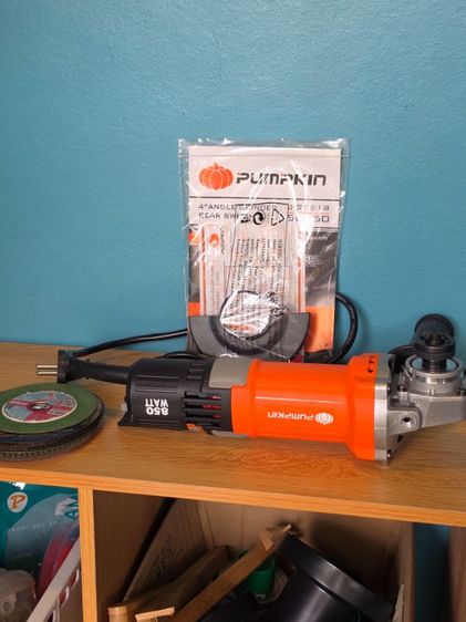 อุปกรณ์เครื่องมือช่าง เครื่องเจียร 4 นิ้ว PUMPKIN 50350 J-G9618 850 วัตต์