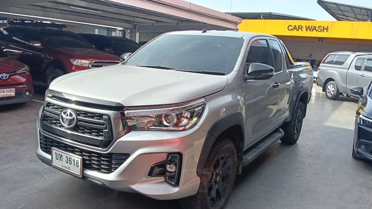 Toyota Hilux Revo 2018 Smart Cab Prerunner 2x4 2.4 Rocco Pickup ดีเซล ไม่ติดแก๊ส เกียร์ธรรมดา เทา รูปที่ 3