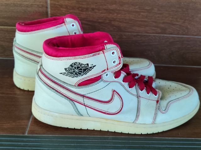 Nike Air Jordan 1 Retro High Phantom Gym Red