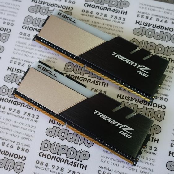 ที่เก็บข้อมูลและเมมโมรี่การ์ด แรม DDR4 bus3600 16gb (8gb x2)
