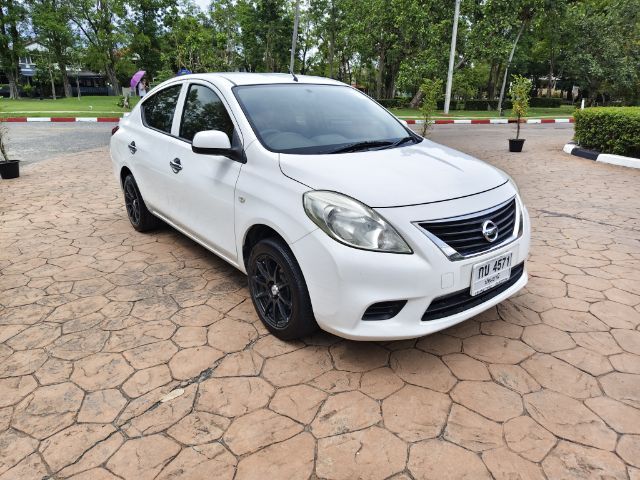 Nissan Almera 2012 1.2 ES Sedan เบนซิน ไม่ติดแก๊ส เกียร์อัตโนมัติ ขาว รูปที่ 4