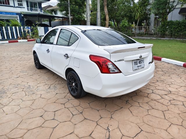 Nissan Almera 2012 1.2 ES Sedan เบนซิน ไม่ติดแก๊ส เกียร์อัตโนมัติ ขาว รูปที่ 3