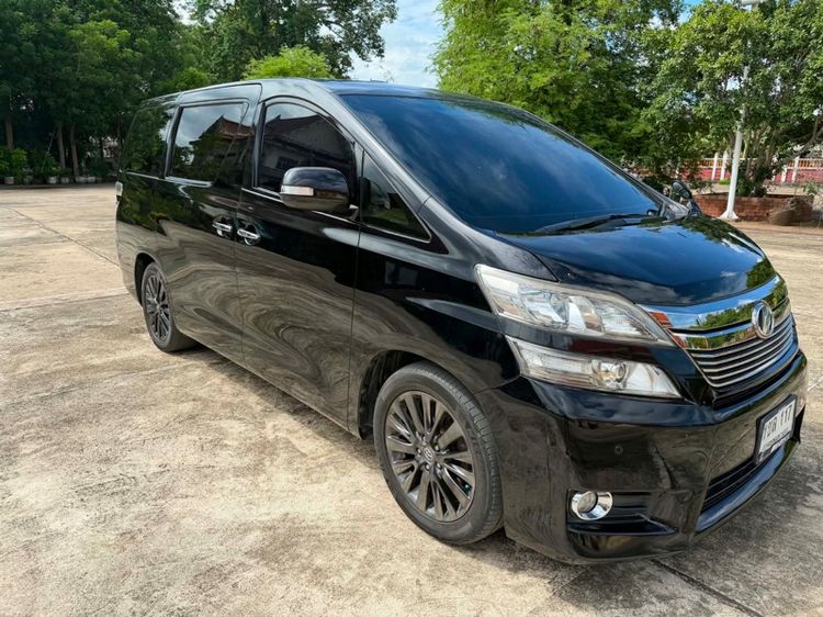 Toyota Vellfire 2012 2.4 Z G Edition Van เบนซิน ไม่ติดแก๊ส เกียร์อัตโนมัติ ดำ รูปที่ 4