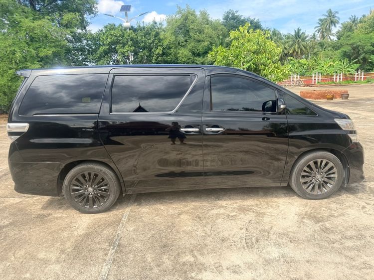Toyota Vellfire 2012 2.4 Z G Edition Van เบนซิน ไม่ติดแก๊ส เกียร์อัตโนมัติ ดำ รูปที่ 3