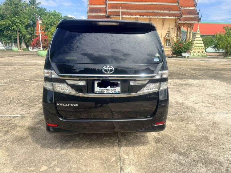 Toyota Vellfire 2012 2.4 Z G Edition Van เบนซิน ไม่ติดแก๊ส เกียร์อัตโนมัติ ดำ รูปที่ 2
