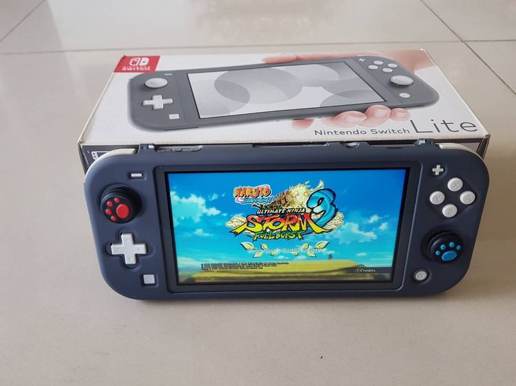 เครื่องเกมส์นินเทนโด เชื่อมต่อไร้สายได้ ขายเกม นินเทนโด สวิท มือสอง Nintendo Switch Lite สีเทา สภาพสวย มีกล่อง ที่ชาร์จ