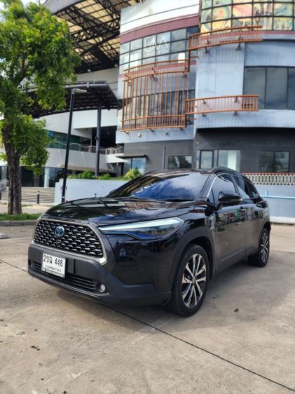 รถ Toyota Corolla Cross 1.8 Hybrid Premium Safety สี ดำ