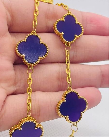 สร้อยข้อมือทองแท้ 18k หนักรวม 9.74 รูปที่ 4