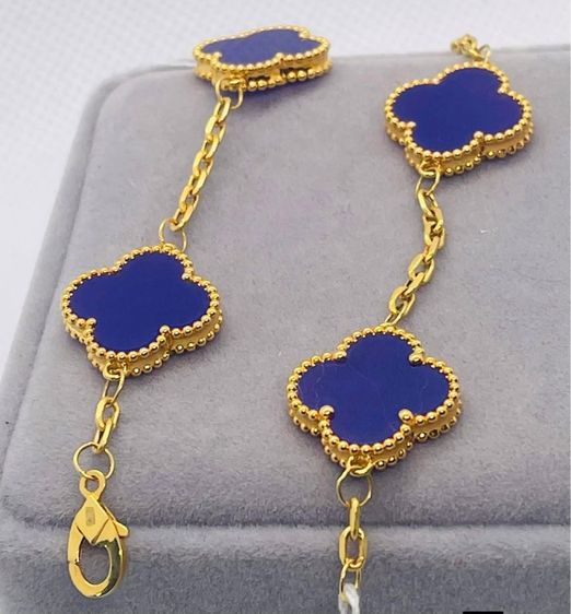 สร้อยข้อมือทองแท้ 18k หนักรวม 9.74 รูปที่ 7