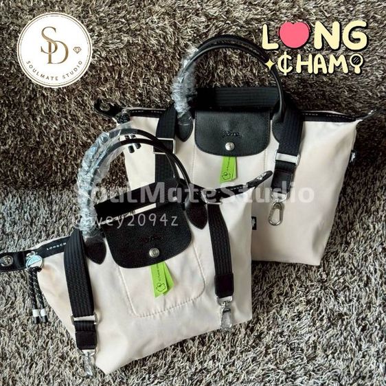 (การ์ด.ถุงกระดาษ) กระเป๋าถือ สะพายข้าง ไซส์เอส รุ่น Longchamp Le Pliage Energy S Top Handle bag พร้อมส่งครบสี รูปที่ 13