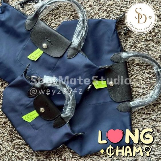 (การ์ด.ถุงกระดาษ) กระเป๋าถือ สะพายข้าง ไซส์เอส รุ่น Longchamp Le Pliage Energy S Top Handle bag พร้อมส่งครบสี รูปที่ 4