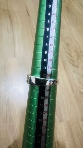 แหวนทองแท้ 18 k เพชรแท้ 12 เม็ด ๆ ละประมาณ 3 ตังค์  รูปที่ 17