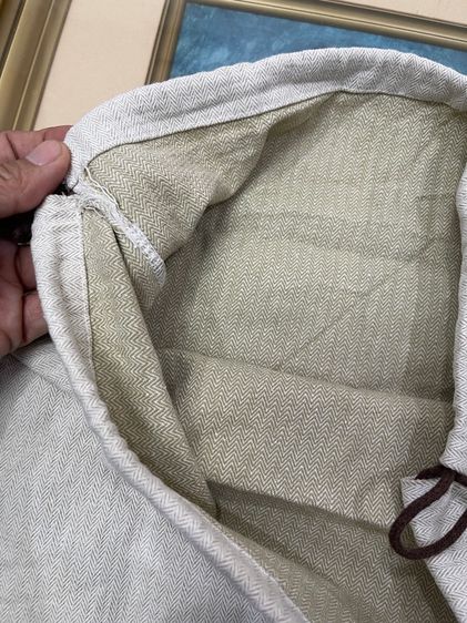 ถุงผ้า hermes แท้ 14x14นิ้ว สวยไม่มีตำหนิ 650 บาท รูปที่ 8