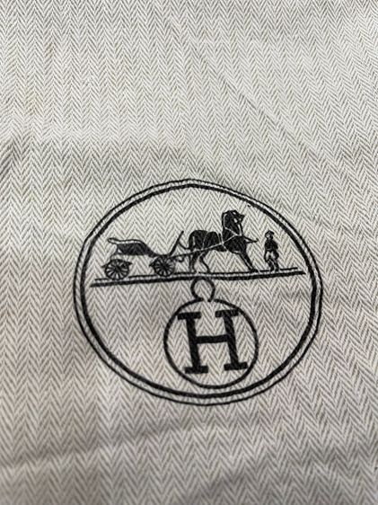 ถุงผ้า hermes แท้ 14x14นิ้ว สวยไม่มีตำหนิ 650 บาท รูปที่ 4