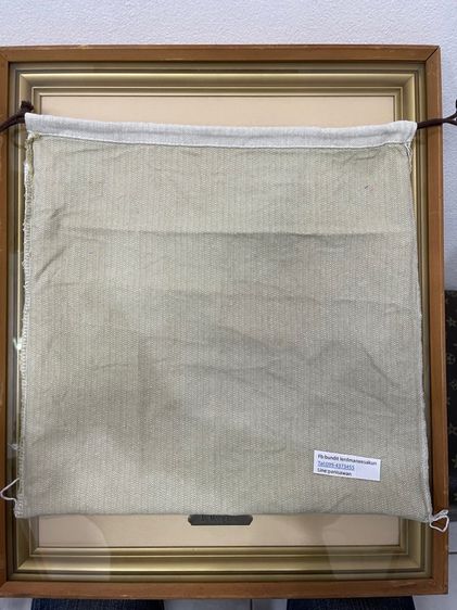 ถุงผ้า hermes แท้ 14x14นิ้ว สวยไม่มีตำหนิ 650 บาท รูปที่ 3