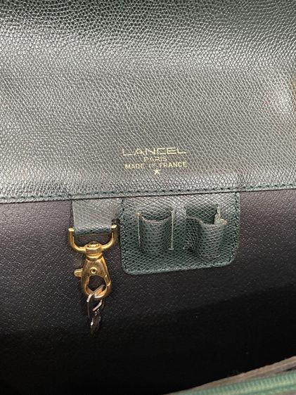 กระเป๋าเอกสาร LANCEL Paris วินเทจ หนังแท้ Made in France รูปที่ 12