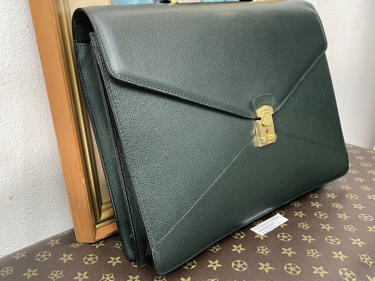 กระเป๋าเอกสาร LANCEL Paris วินเทจ หนังแท้ Made in France รูปที่ 3