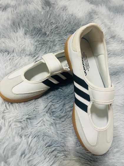 ขาว หนังแท้ UK 6.5 | EU 40 | US 8 รองเท้าผ้าใบ adidas แท้💯