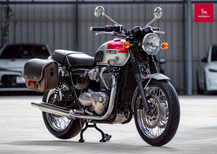 Triumph Bonneville T120 ปี2018 สีทูโทน เจ้าของเดียว วิ่ง19,000km.