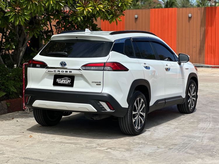 Toyota Corolla Cross 2020 1.8 Hybrid Premium Safety Sedan ไฮบริด ไม่ติดแก๊ส เกียร์อัตโนมัติ ขาว รูปที่ 2