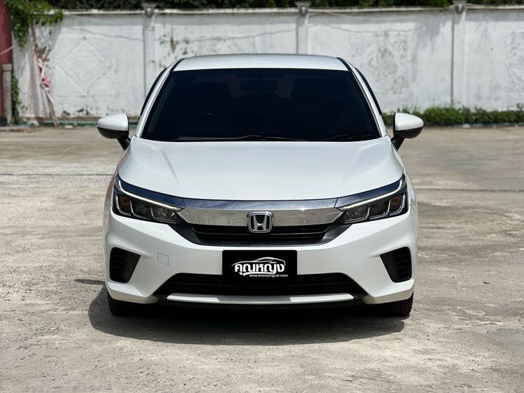 Honda City 2021 1.0 SV Sedan เบนซิน ไม่ติดแก๊ส เกียร์อัตโนมัติ ขาว รูปที่ 3