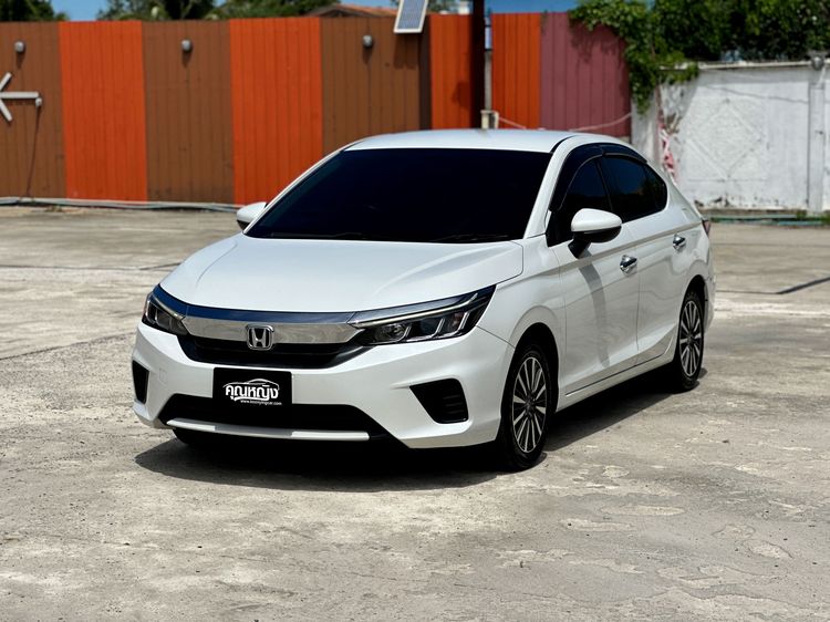 Honda City 2021 1.0 SV Sedan เบนซิน ไม่ติดแก๊ส เกียร์อัตโนมัติ ขาว