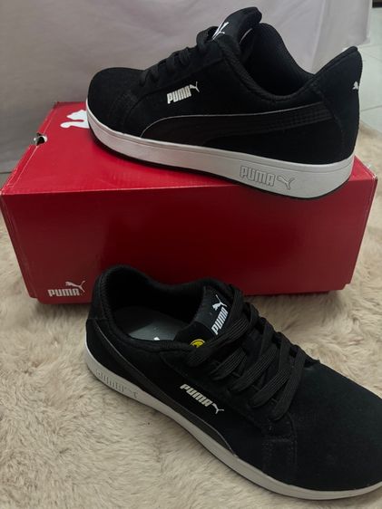ดำ อื่นๆ รองเท้าผ้าใบ UK 6 | EU 39 1/3 | US 6.5 รองเท้าเซฟตี้ PUMA iconic black low