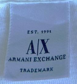 Armani Exchange Classic Logo T-Shirt  EST. 1991 รูปที่ 4