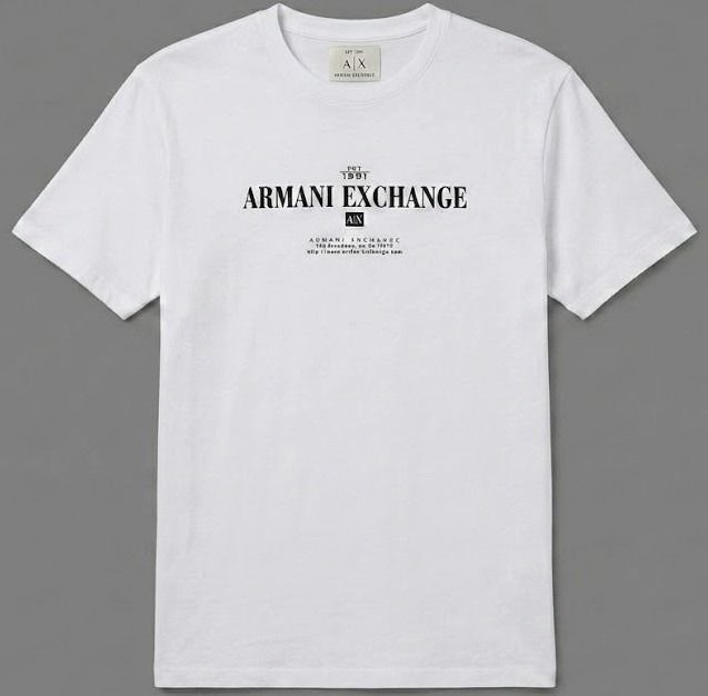 Armani Exchange Classic Logo T-Shirt  EST. 1991 รูปที่ 5