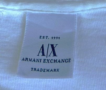 Armani Exchange Classic Logo T-Shirt  EST. 1991 รูปที่ 2