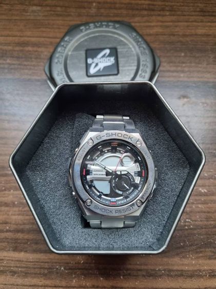 เทา Casio นาฬิกา G-shock G-steel ของแท้ สภาพดี  2,800 รวมส่ง ทักแชท