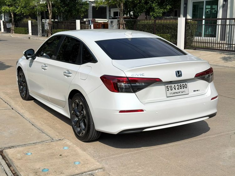 Honda Civic 2023 2.0 eHEV EL+ Sedan ไฮบริด ไม่ติดแก๊ส เกียร์อัตโนมัติ ขาว รูปที่ 4