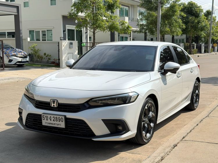 Honda Civic 2023 2.0 eHEV EL+ Sedan ไฮบริด ไม่ติดแก๊ส เกียร์อัตโนมัติ ขาว รูปที่ 2