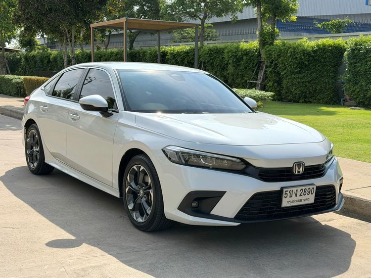 Honda Civic 2023 2.0 eHEV EL+ Sedan ไฮบริด ไม่ติดแก๊ส เกียร์อัตโนมัติ ขาว รูปที่ 3