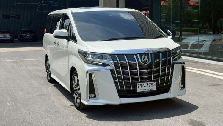 Toyota Alphard 2023 2.5 SC Van เบนซิน ไม่ติดแก๊ส เกียร์อัตโนมัติ ขาว รูปที่ 2