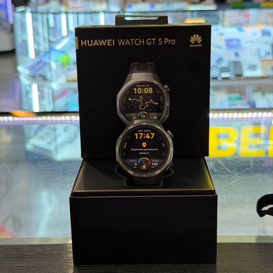 อื่นๆ ไทเทเนียม HUAWEI WATCH GT 5 Pro เครื่องศูนย์ สภาพสวยมากๆ ขนาด46mm. ตัวเรือนไททาเนียมอัลลอย ฟังก์ชั่นการใช้งานครบๆ ประกันศูนย์ยาวๆ🔥🔥