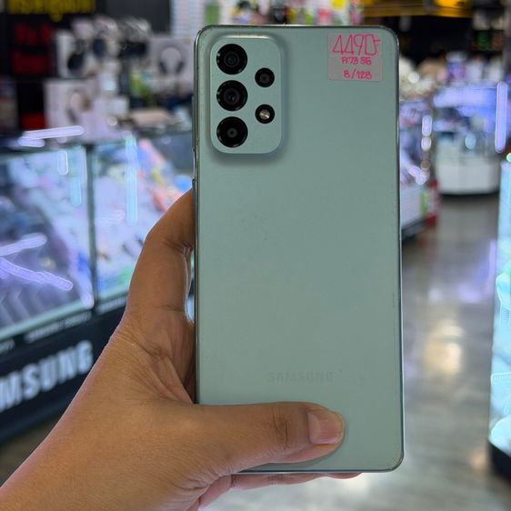 Samsung A73 5G สีเขียว เครื่องศูนย์ สภาพสวยมากๆ จอ6.7นิ้ว แรม8รอม128 Snap778G กล้อง108ล้าน(4ตัว)🔥🔥 รูปที่ 2