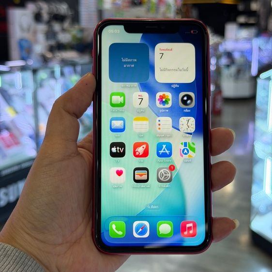 128 GB iPhone11 128GB สีแดง เครื่องศูนย์ โมเดลTH สภาพสวยมากๆ🔥🔥